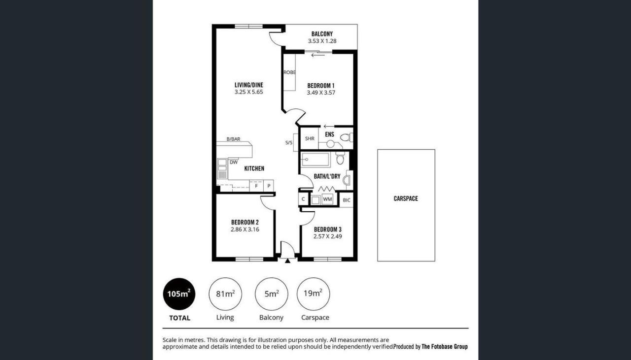 Adelaide Cbd Apartment - 3Br, 2Bath & Carpark Extérieur photo